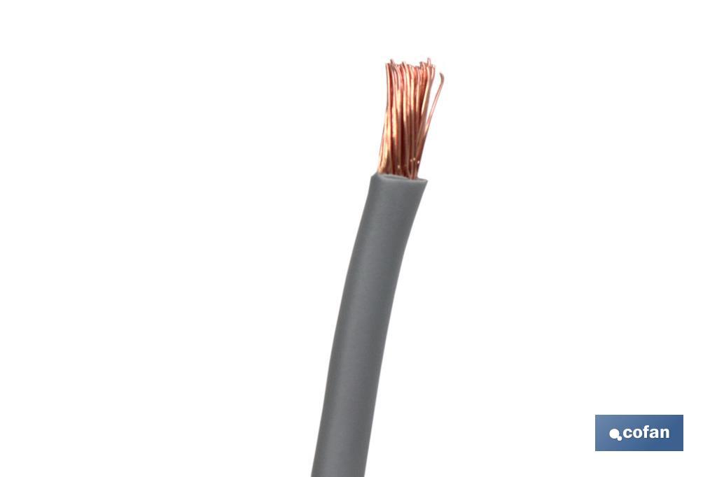 Rollo Cable Eléctrico de 100 m, H07V-K, Sección de cable de varias  medidas, Varios colores