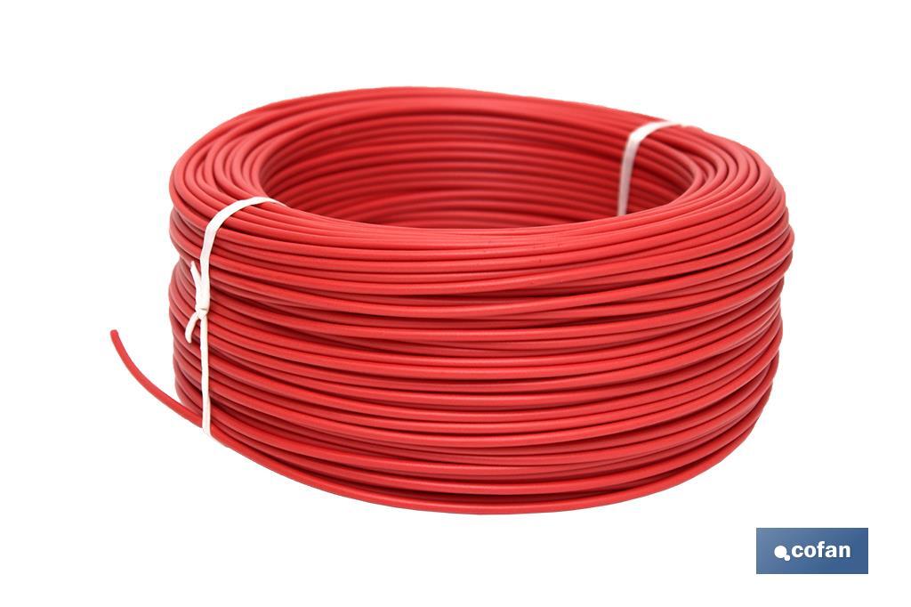 Rollo Cable Eléctrico de 100 m H07VK Sección 1 x 1,5 mm2 Color Rollo Cable Eléctrico de 100 m H07VK Sección 1 x 1,5 mm2 Color