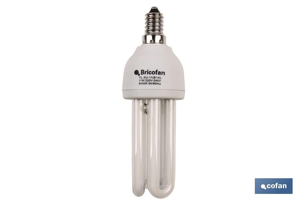 Lampada a risparmio energetico 3U 11W/E14 - Cofan