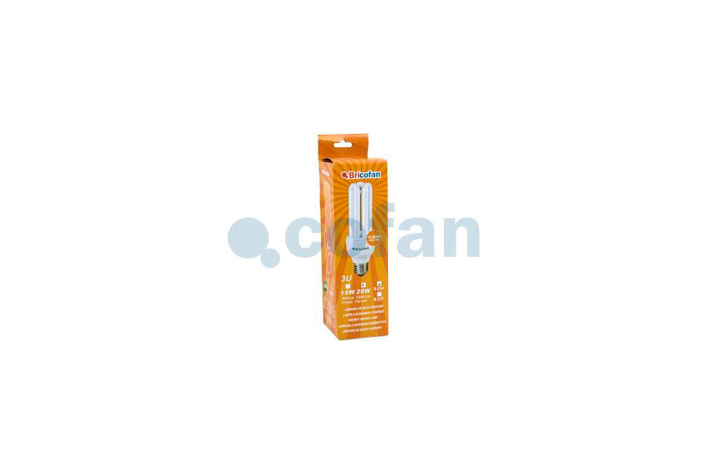 Lámpara Bajo consumo 3U 20W/E14 - Cofan