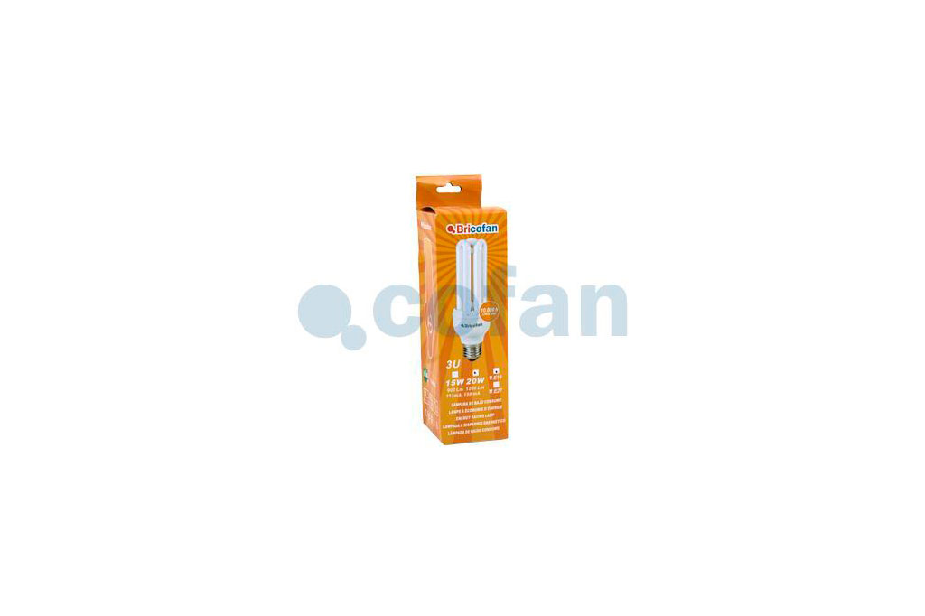 Energy saving lamp 3U 20W/E14 - Cofan