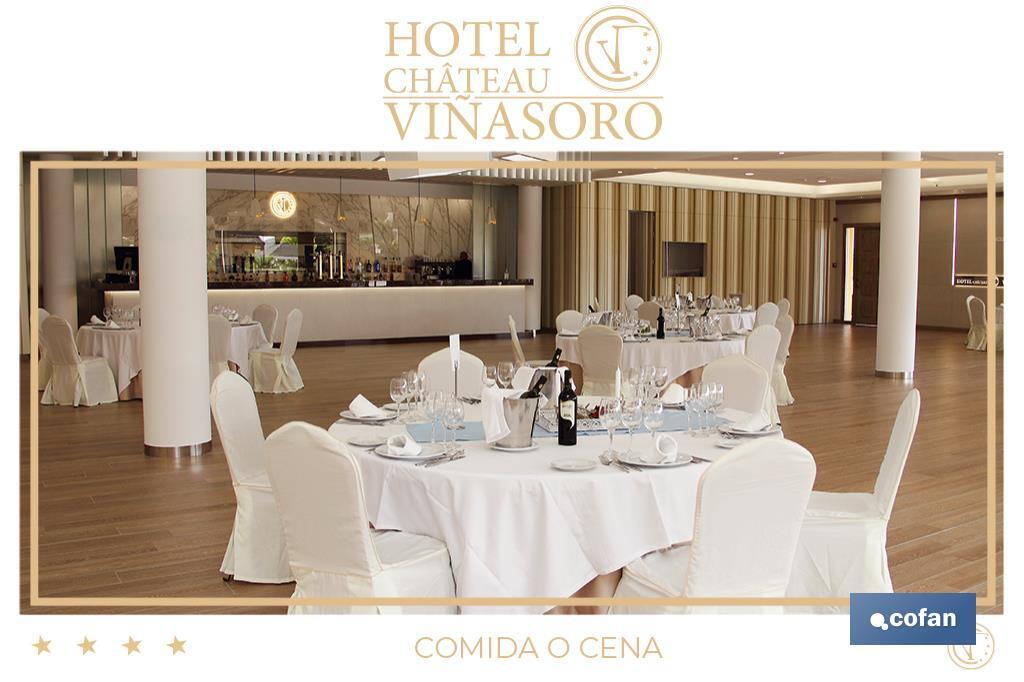 ALMOÇO OU JANTAR NO HOTEL CHATEÂU VIÑASORO - Cofan