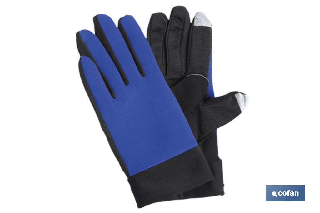 Guantes deportivos táctil - Cofan