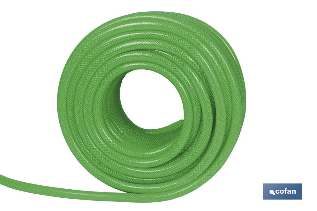 Flexolatex garden hose | Translucent green | Available in different lengths and diameters - Cofan