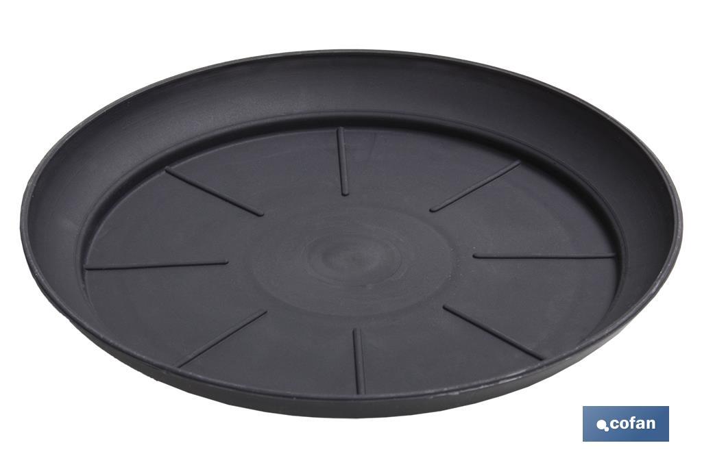 Anthracite Flower Pot Tray, Altea Model - Cofan