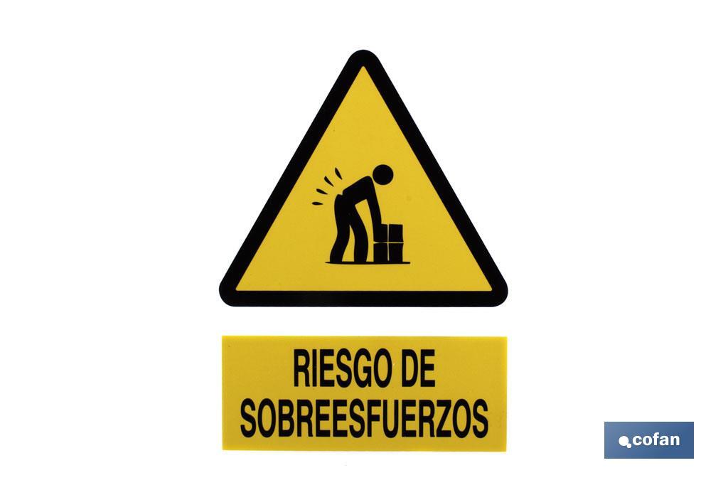 Riesgo de sobreesfuerzos - Cofan