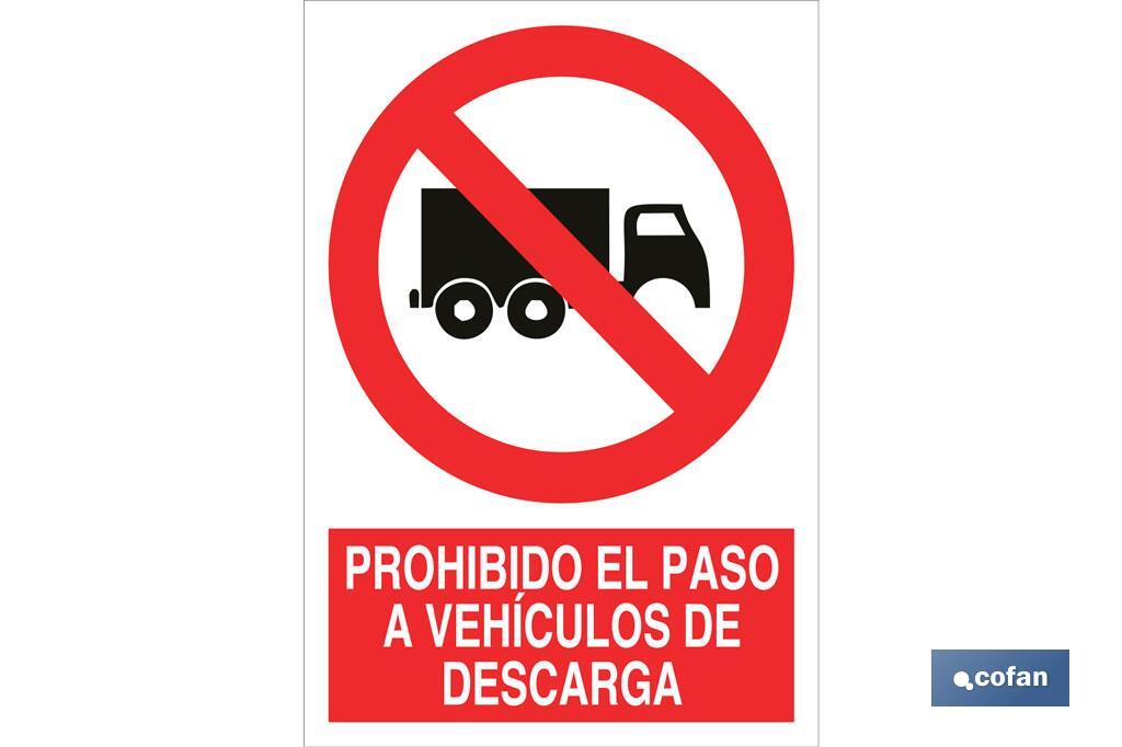 No Unloading trucks - Cofan