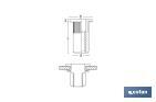 Tuercas remachables ranuradas de cabeza ancha A-2 | Amplia variedad de métricas - Cofan