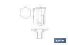 Tuercas Remachables Acero Cabeza Reducida Hexagonal - Cofan