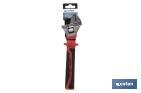 Insulated adjustable wrench with central thumb screw | 1,000 volts | Comfort handle | Available in various sizes and openings - Cofan