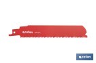 Hojas de sierra de sable universales bimetal para demolición | Adecuadas para metal, madera y plástico de 4 a 10 mm de espesor | Disponible en diferentes longitudes - Cofan