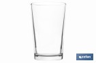 PACK DE 6 VASOS DE CAÑA DE VIDRIO TEMPLADO | CAPACIDAD: 200 ML | ADECUADO PARA CERVEZA, AGUA, REFRESCOS Y ZUMOS