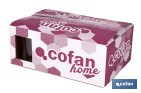 Pack de 6 vasos de caña de vidrio templado | Capacidad: 200 ml | Adecuado para cerveza, agua, refrescos y zumos - Cofan