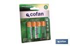 Rechargeable batteries AA - Cofan