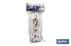 Power strip with 3 outlets | Cable of 1.4m in length | Power switch - Cofan