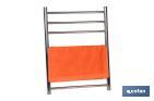 HEATED TOWEL RAIL | SINAÍ MODEL | STAINLESS STEEL | 80W | IP44 | SIZE: 70 X 53 X 10.5CM