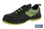 Zapato Deportivo | Seguridad S1P-SRC |Modelo Solana | Color Negro | Suela Antideslizante - Cofan