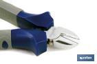 High performance diagonal pliers | Electrician pliers with ergonomic handle | Size: 160mm - Cofan