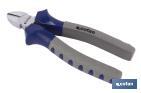 High performance diagonal pliers | Electrician pliers with ergonomic handle | Size: 160mm - Cofan