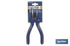 Bent nose pliers with spring | Chrome-vanadium steel | Size: 200mm - Cofan