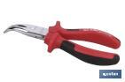 Bent nose pliers | Chrome-vanadium steel | Size: 200mm - Cofan