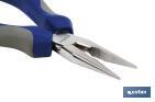 Needle nose pliers with spring | Chrome-vanadium steel | Size: 200mm - Cofan