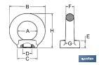 DIN-582-Ringmutter Innengewinde INOX A-2 - Cofan