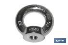 Stainless steel A2 female elevation ring DIN-582 - Cofan