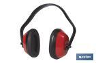 CASCO ANTIRRUIDO | COLOR ROJO | PROTECCIÓN AUDITIVA | SNR:27DB | EN 352-1