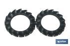 ELASTIC WASHERS WITH EXTERNAL TEETH