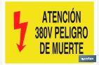 Atención 380V peligro de muerte - Cofan