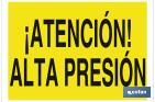 ¡ATENCIÓN! ALTA PRESIÓN