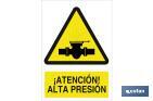 ¡ ATTENTION ! HAUTE PRESSION - Cofan