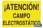 WARNING! ELECTROSTATIC FIELD
