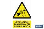 ¡Atención! máquina en reparación - Cofan