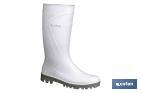 Bota de Agua | Alta | Fabricada en PVC | Color Blanco | Suela Antideslizante y Resistente a la Abrasión - Cofan