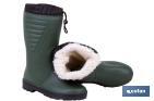 Rain Boot | Polar Fleece Lining | Green | PVC - Cofan