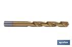 HSS TIN-DIN 338 twist drills - Cofan