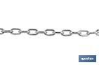 ZINC COATED STEEL CHAIN WELDED ON STEEL DIN-766