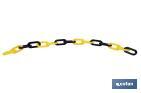 PLASTIC CHAIN - YELLOW/BLACK