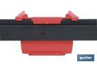 Metal holding rail for storage bins, Súper Model | Product dimensions: 495 x 40mm | Galvanised steel - Cofan