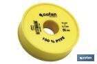 Roll of PTFE tape, 19mm x 1,10mm. - Cofan