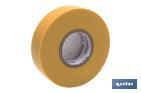 INSULATING TAPE 180 MICRONS | YELLOW | RESISTANT TO VOLTAGE, HEAT AND DIFFERENT ACIDS AND ALKALINE MATERIALS