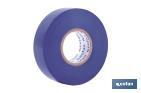 INSULATING TAPE 180 MICRONS | BLUE | RESISTANT TO VOLTAGE, HEAT AND DIFFERENT ACIDS AND ALKALINE MATERIALS