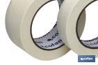Cinta carrocero en rollo | Para pintar y enmascarar | Medidas desde 18 hasta 60 mm de ancho | Longitud de 45 metros - Cofan