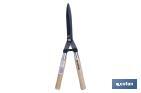 PROFESSIONAL HEDGE SHEARS | ERGONOMIC WOODEN HANDLE | SUITABLE FOR GARDENING AND SHRUBS