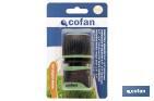 Conector de mangueras de riego | Diferentes Medidas | Fabricado en ABS - Cofan