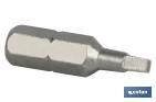 PUNTA CUADRADA PARA ATORNILLADOR DE ACERO | MODELO 1/4" ROBERTSON ESTÁNDAR | LONGITUD 25 Y 50 MM