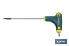 Torx screwdriver | With T-handle and double key | Available Torx head screw from T10 to T40 - Cofan