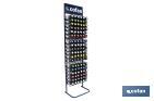 DISPLAY STAND FOR 126 SPRAY CANS - Cofan